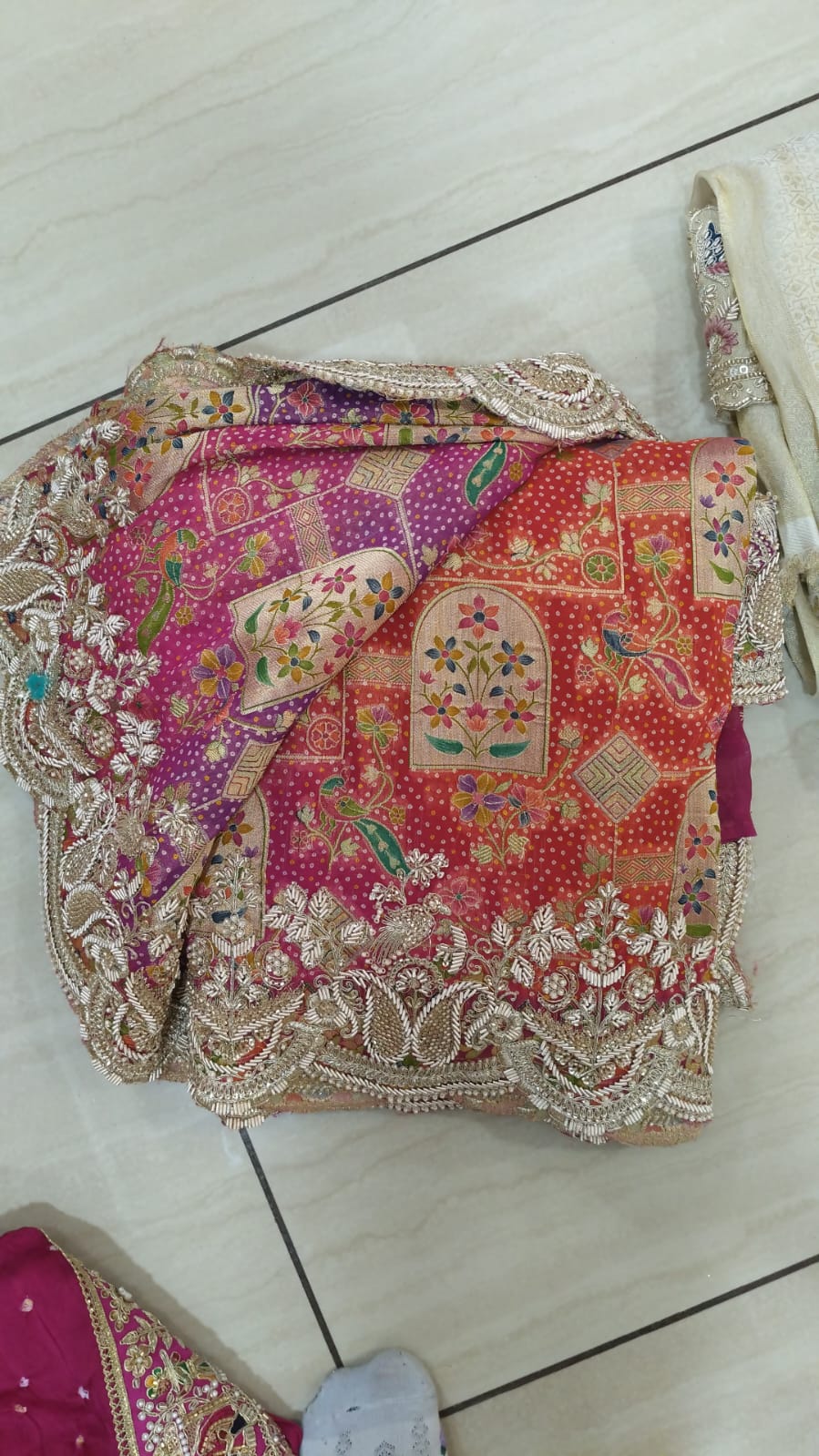 Royal Bandhani Zari Silk